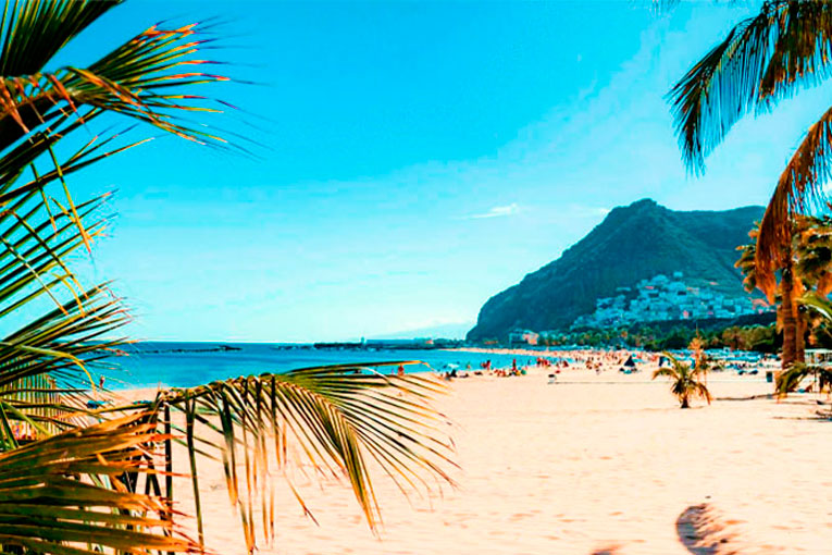 Playa en las Islas Canarias